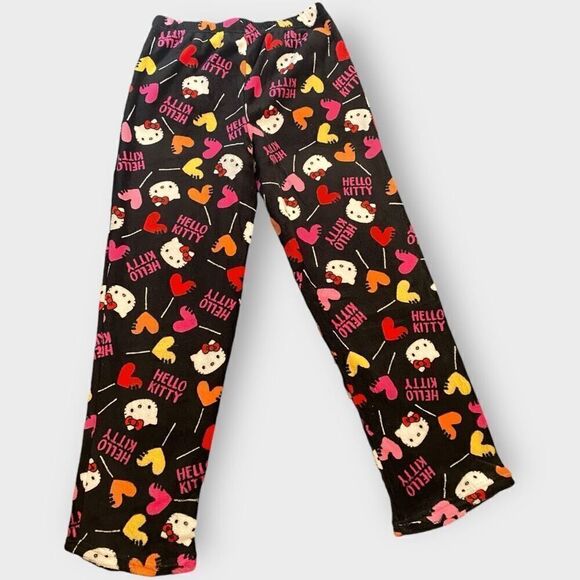 Hello Kitty “Heart Suckers” Fuzzy Soft Touch Pajama Pants Womens size Small - Picture 7 of 11